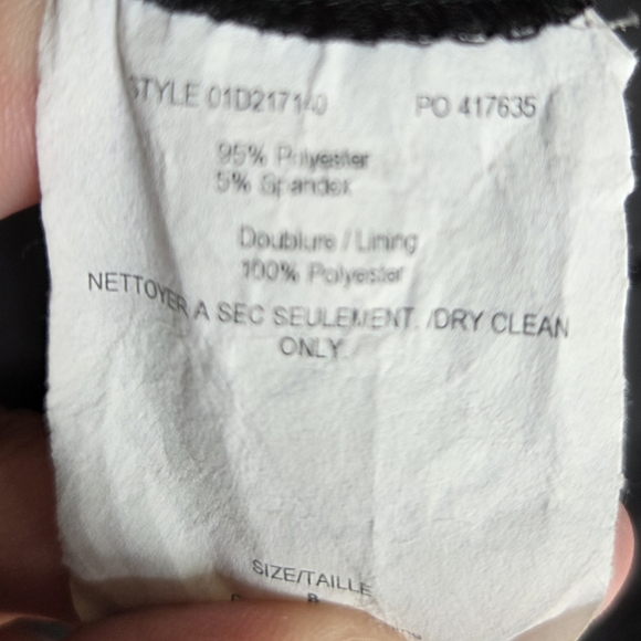 Adrianna Papell Black Layered Mini Dress Size 8 - Picture 6 of 7